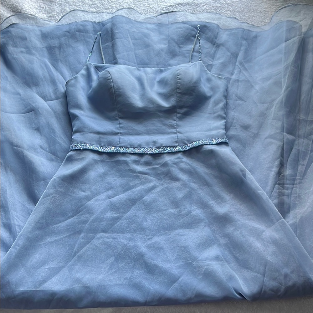 Elegant Blue Formal Dress